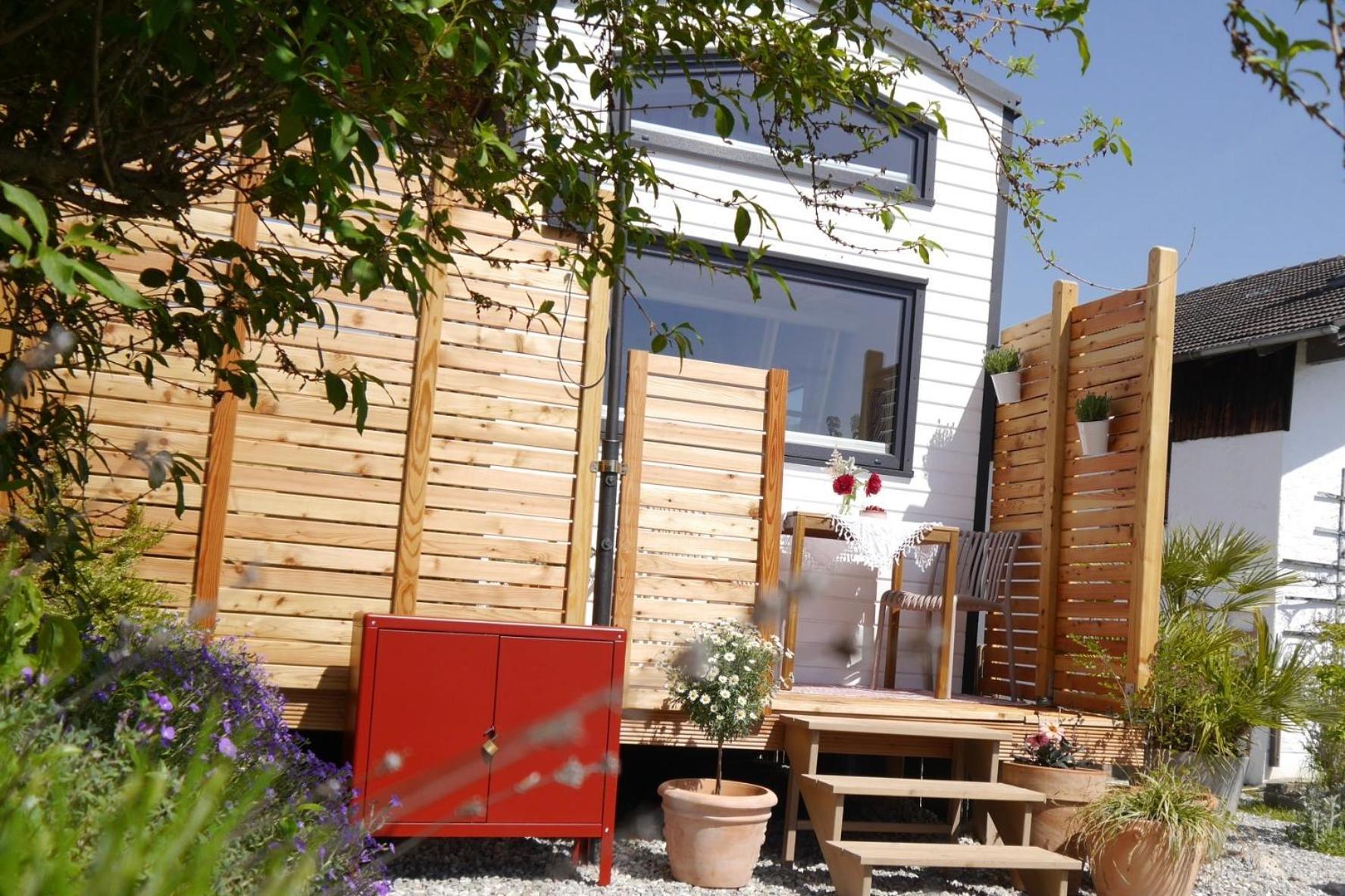 Tiny House Gaensebluemchen Villa Kirchanschoring Exterior foto